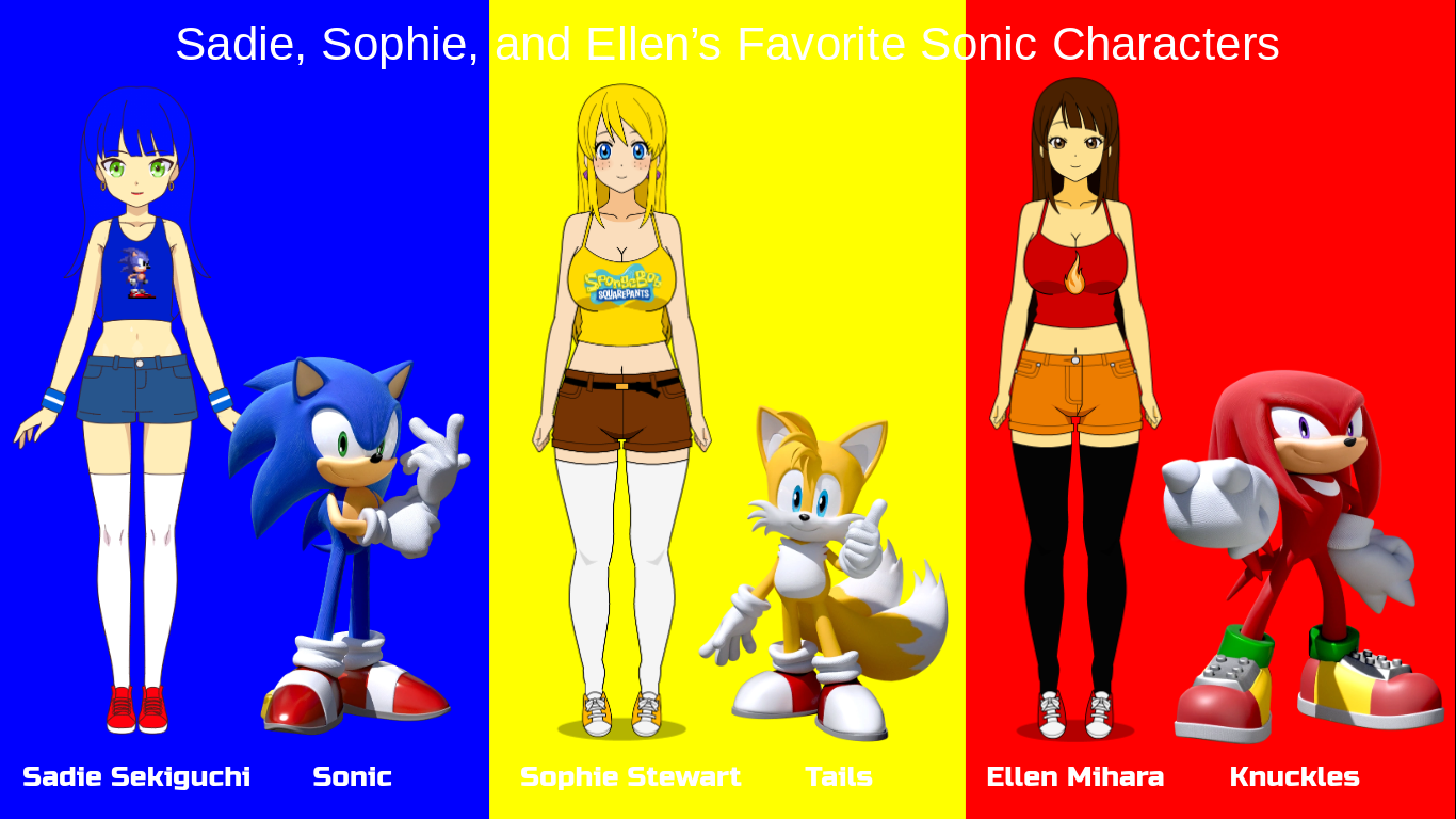 Top 10 Female Sonic characters by TobyandMavisforever on DeviantArt