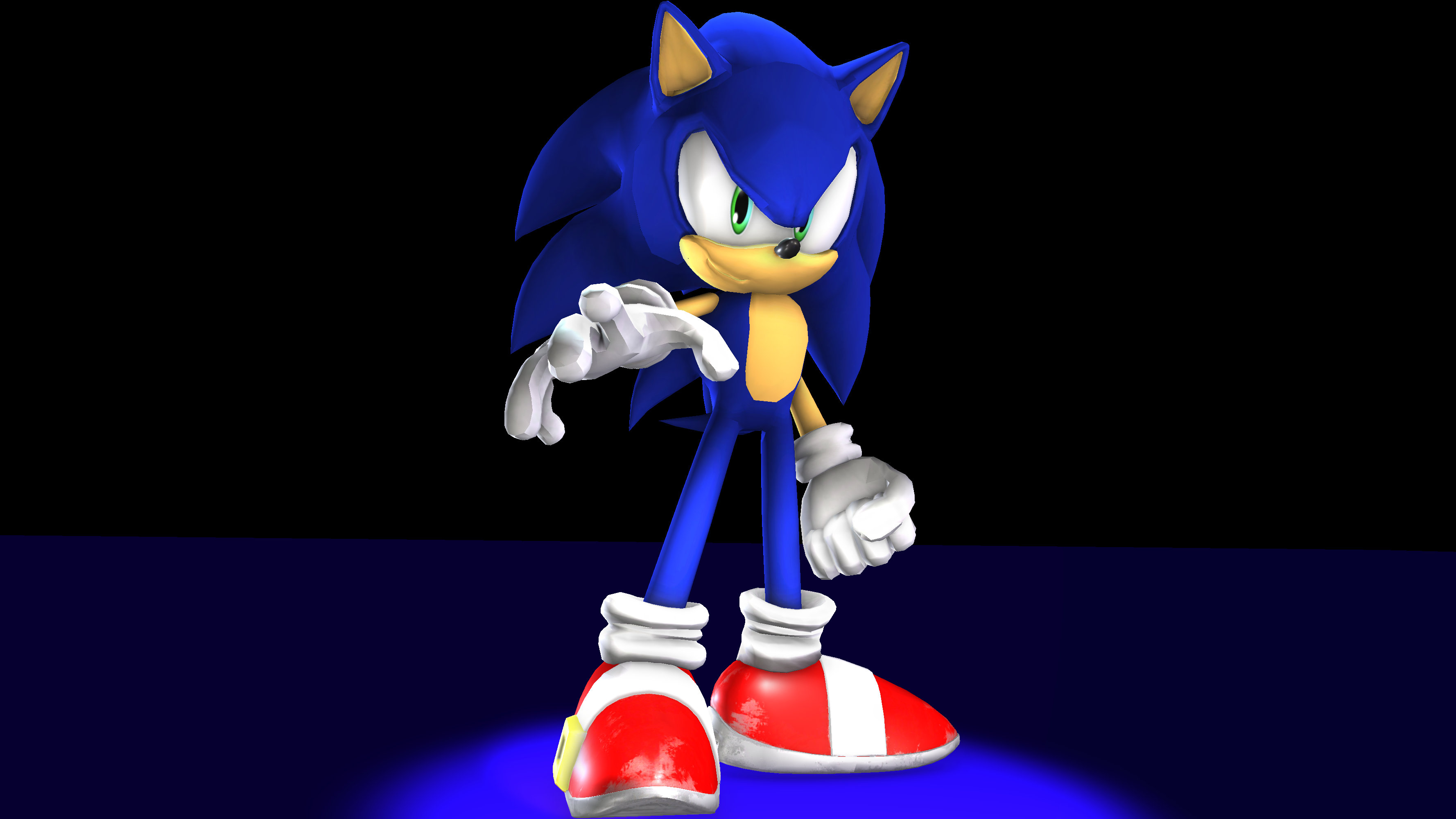 Sonic test pose (yeah again) by Jhoan67 on DeviantArt