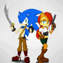 Sonic and Sally pirates