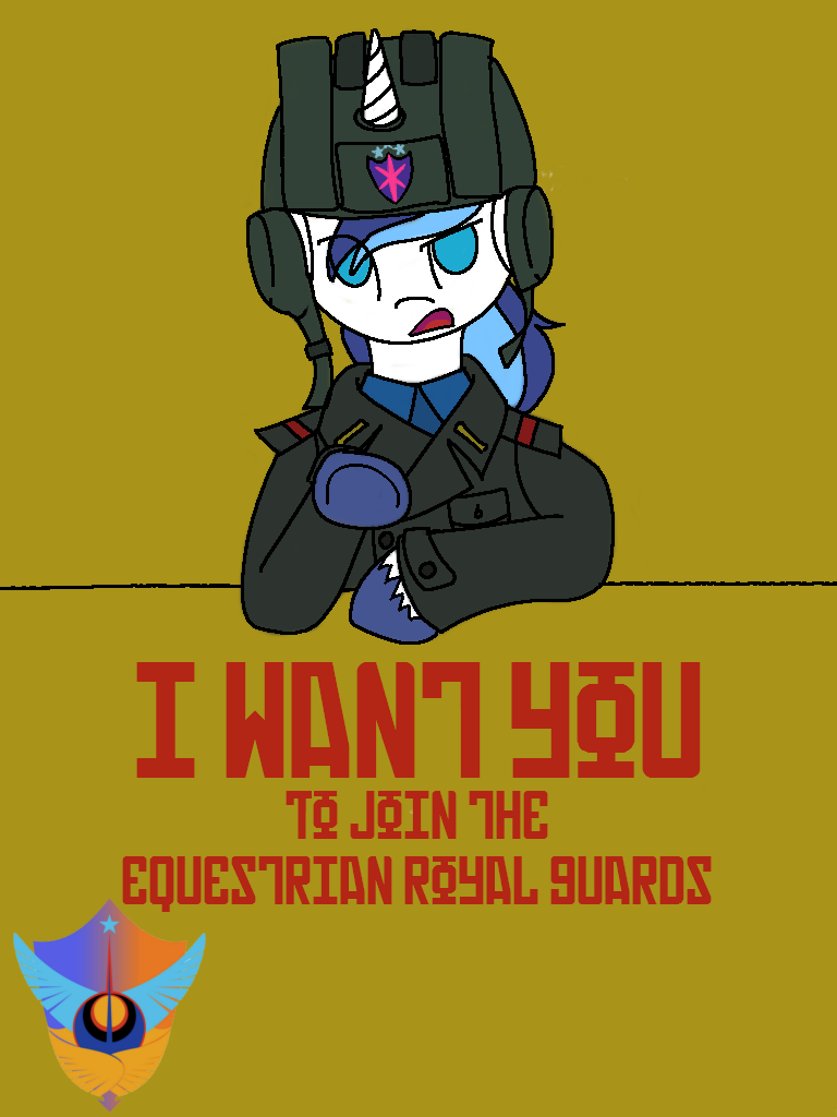 Equestrian Royal Guards Recruitment Poster #1