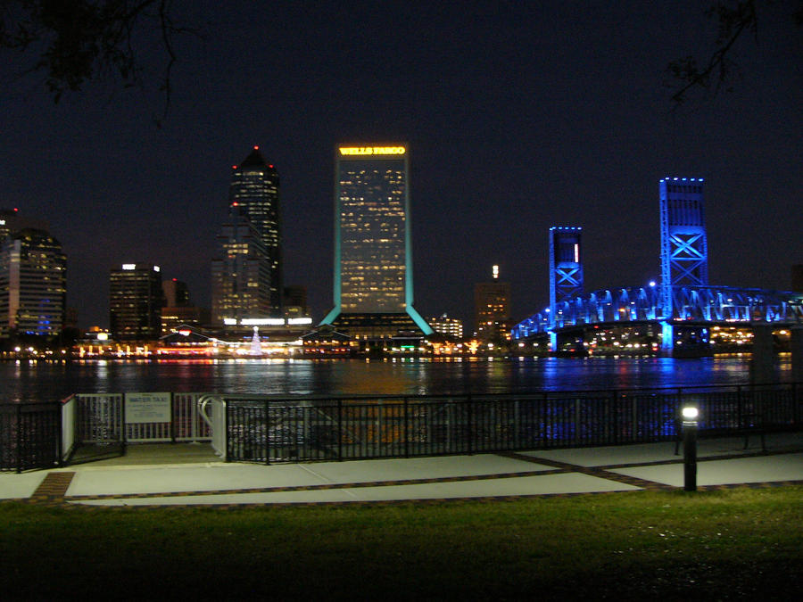 Jacksonville Florida Skyline December 2011