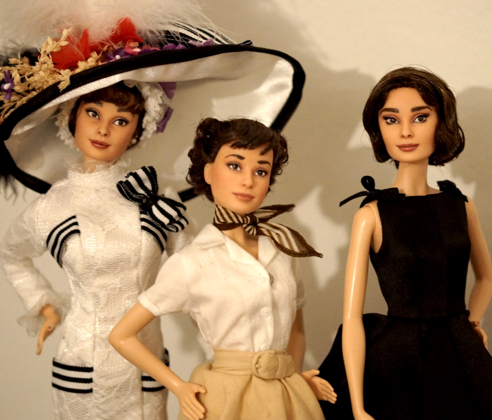 Audrey Hepburn OOAK dolls