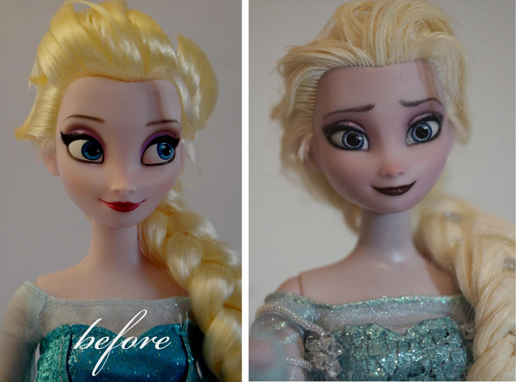 Elsa the Snow Queen repaint by lulemee on DeviantArt