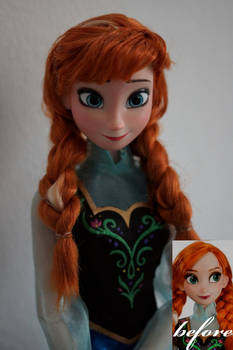 Disney Anna OOAK doll