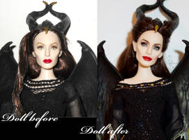 Maleficent OOAK Doll