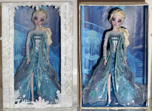 The cold anyway - Elsa OOAK Doll