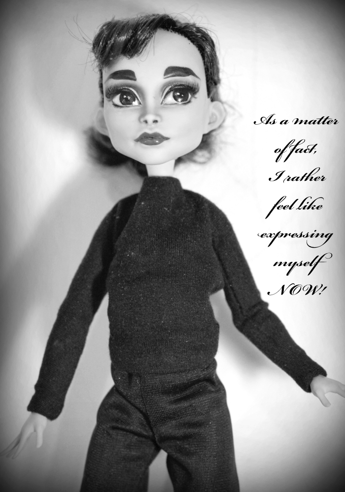 Audrey Hepburn OOAK MH doll