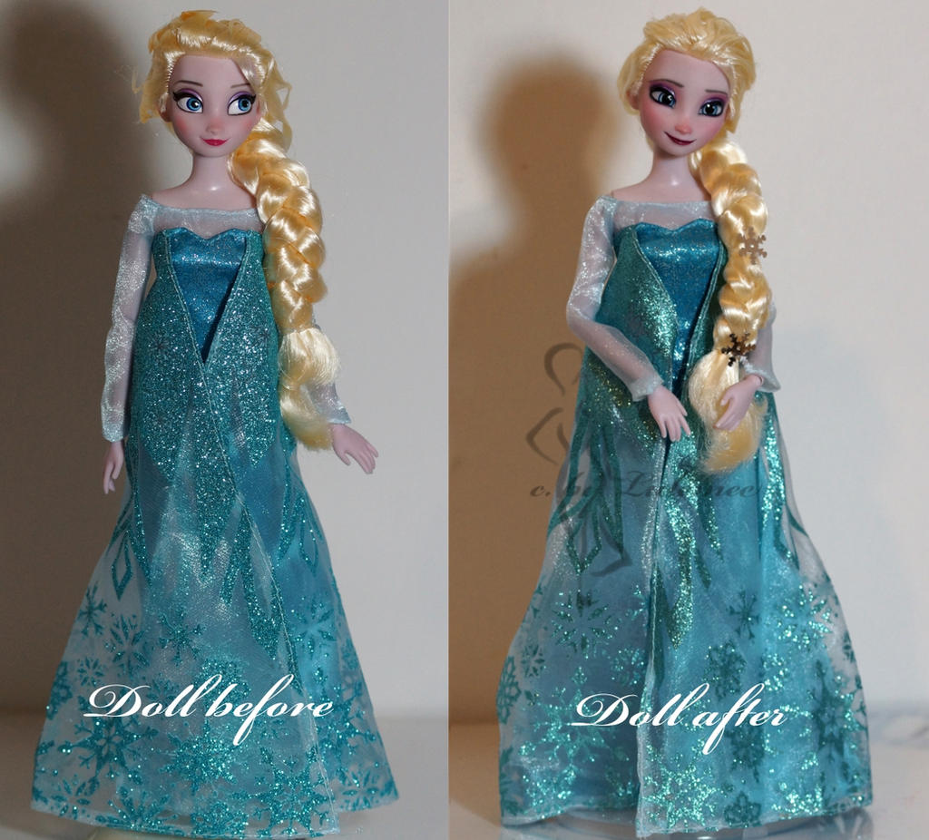 OOAK Elsa doll repaint by lulemee on DeviantArt