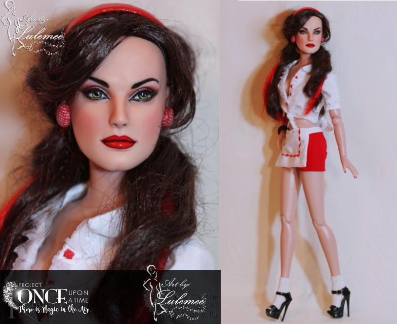 Rockabilly Ruby OOAK Doll -OUAT