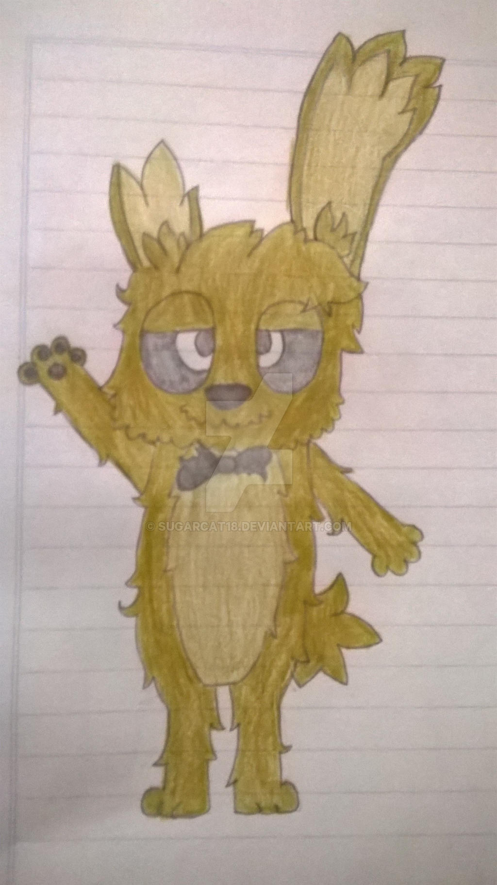 Chidi Spring Trap Chibi Springtrap by Sugarcat18 on DeviantArt