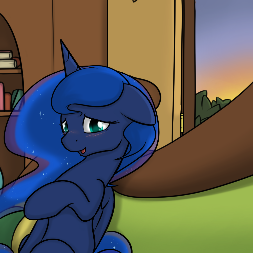 Luna's Bashfulness