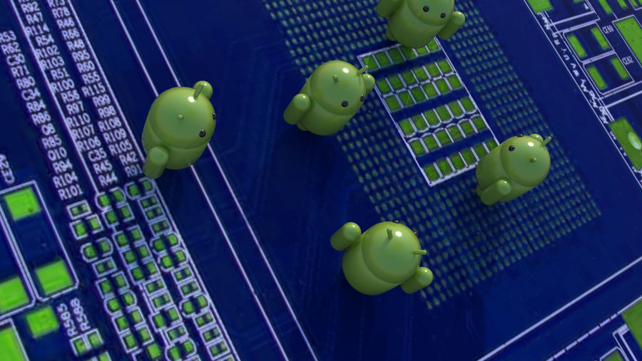 Android Wallpaper circuit by jaruworks