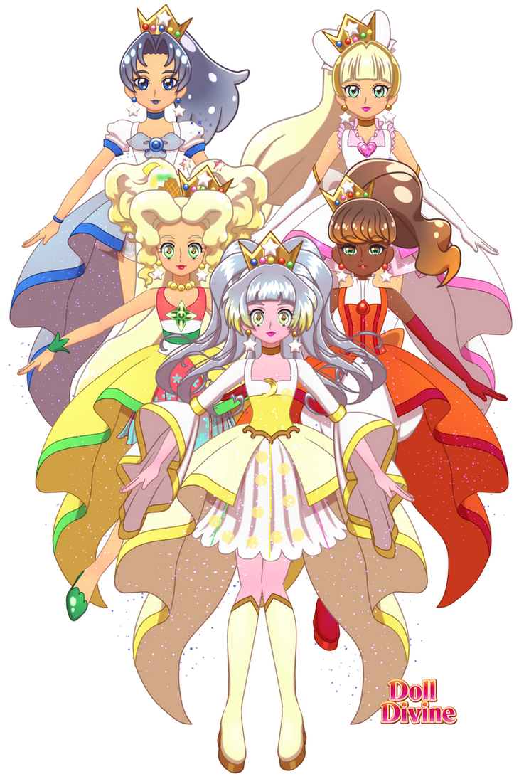 Rhythmic Party Precures: Starry Form by MissPokefairy on DeviantArt