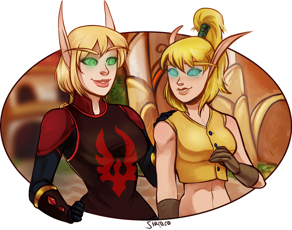 [commission] Blood Elf Waist Up