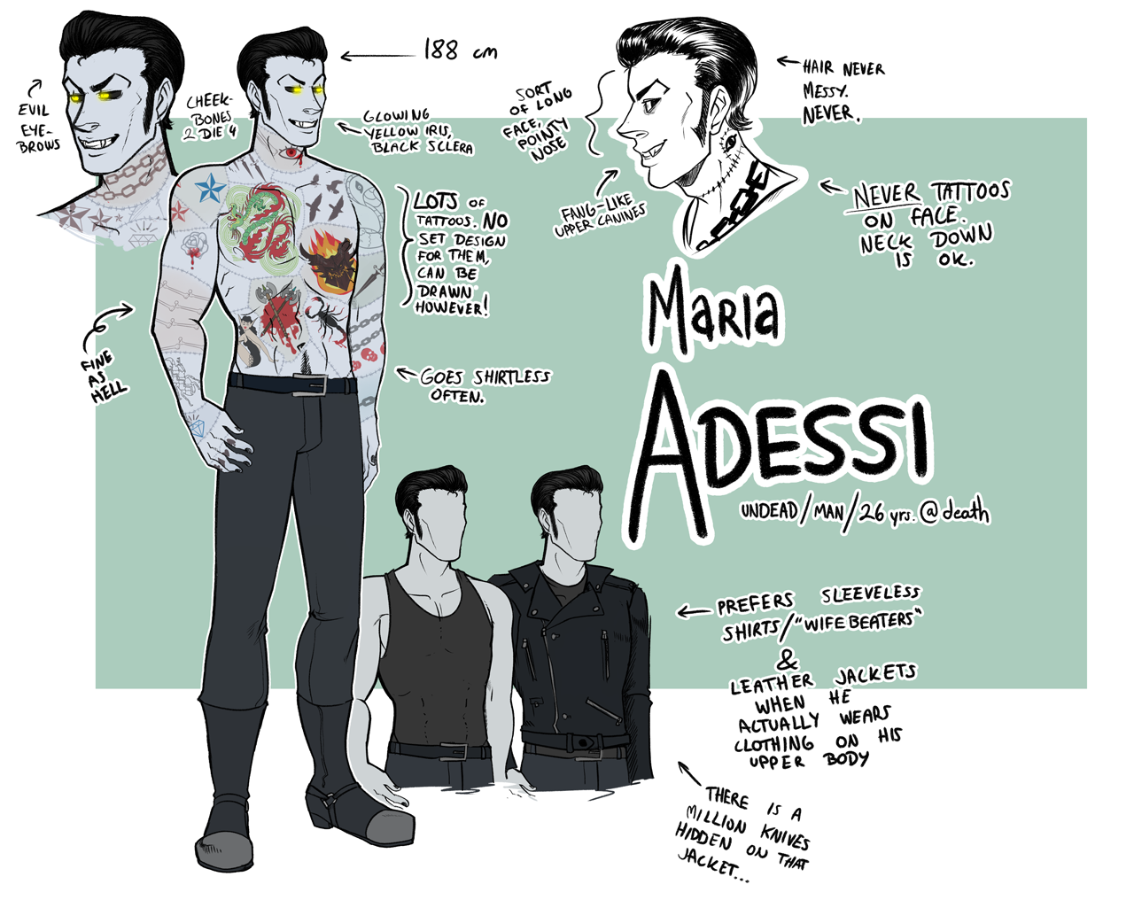 Maria Adessi -- character sheet or something v 2.0