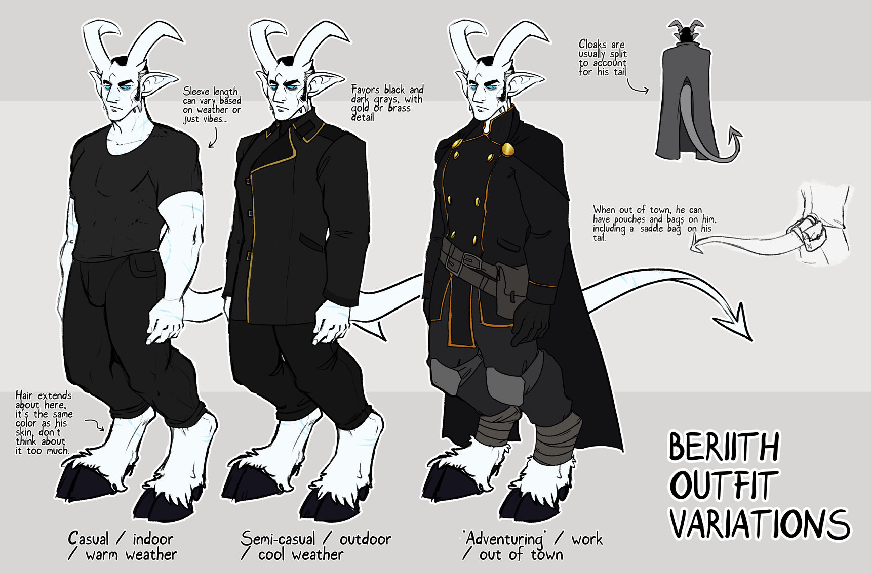 Beriyth Beriith outfit variations by SirMeo on DeviantArt