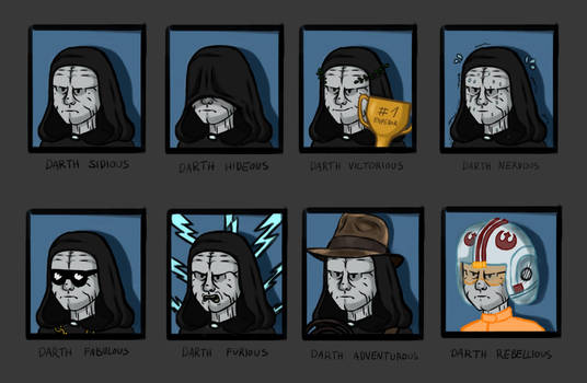 Many faces of Darth Sidious