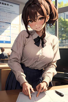 AI OC of Myself in a japanese School #1