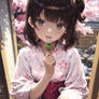 AI OC of Myself eating Dango!!