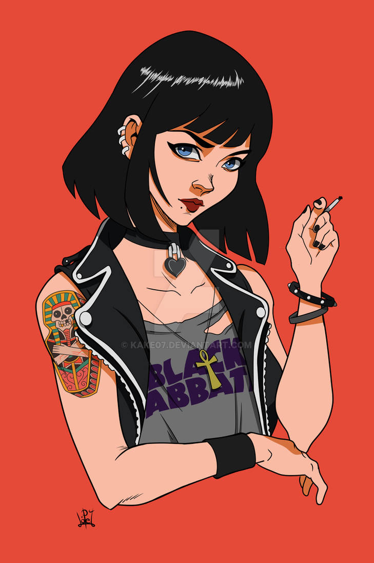 Deviantart Rocker Girl Rock Girl by kake07 on DeviantArt