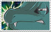 Totodile Death Glare - stamp by Tainted-DolL