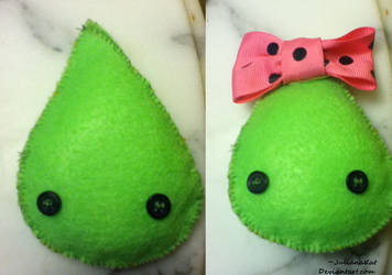 Green Raindrop Plushie