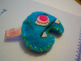 cute felt monster