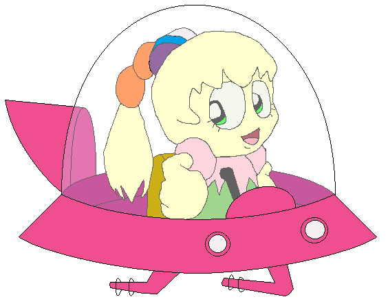 Tiff in her Jetson Car