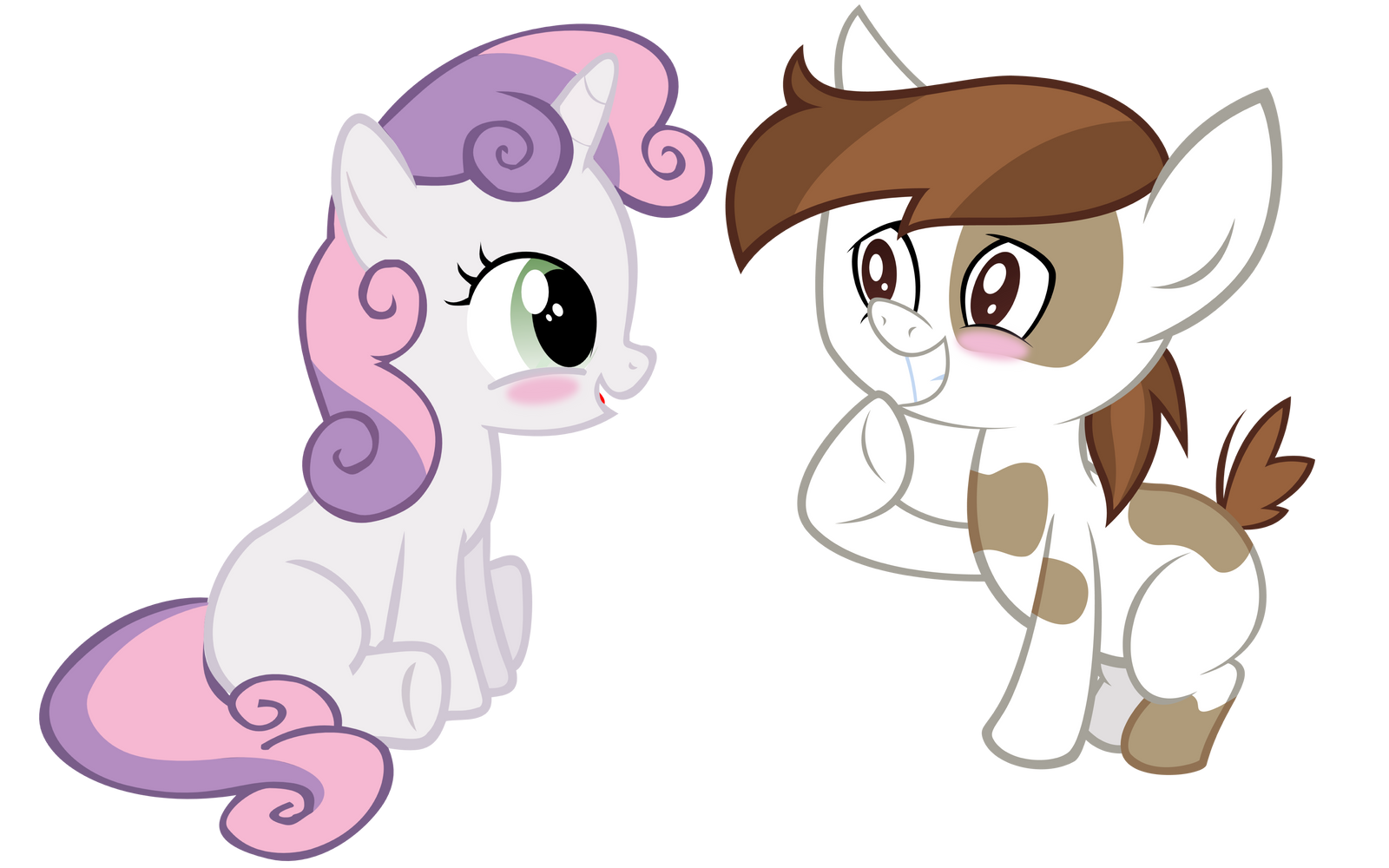 Request #43 ~ Sweetie Belle + Pipsqueak ~