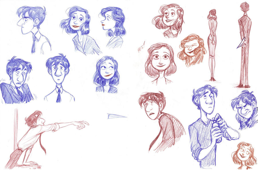 Paperman sketches 1