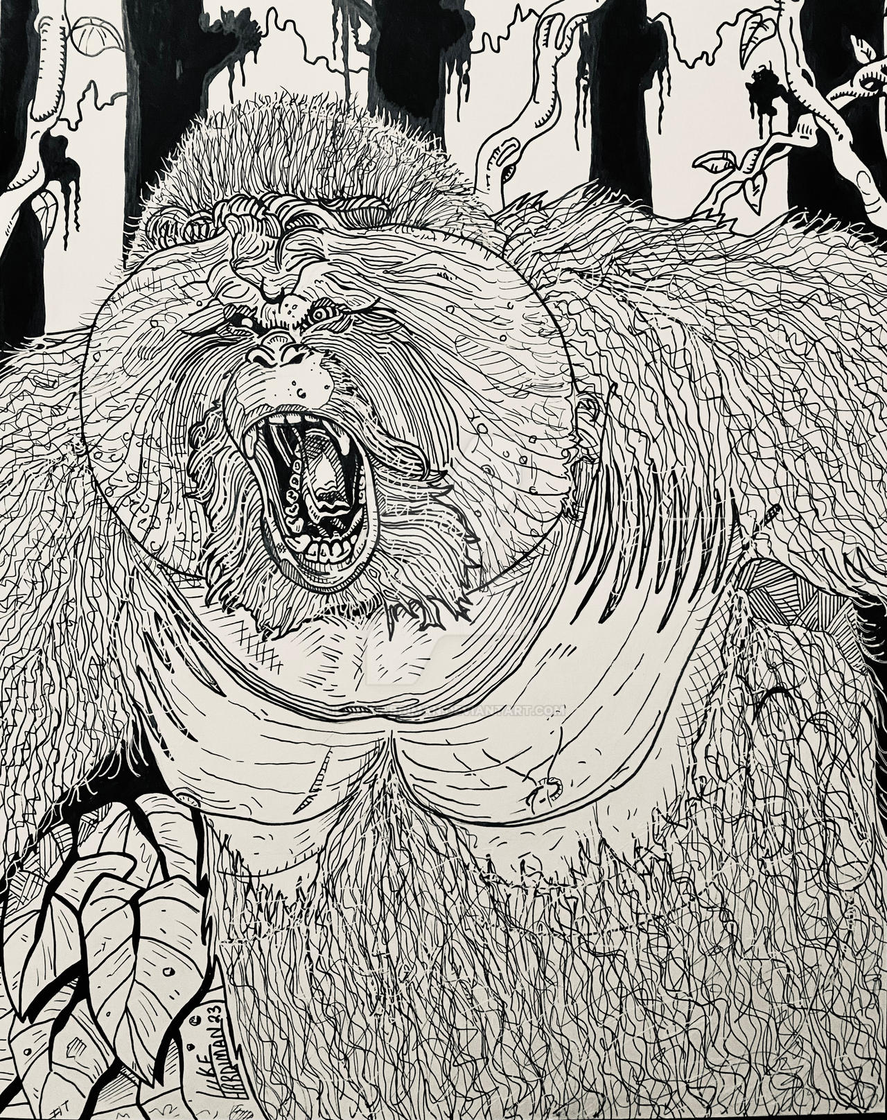 Gigantopithecus by LukeHardiman on DeviantArt