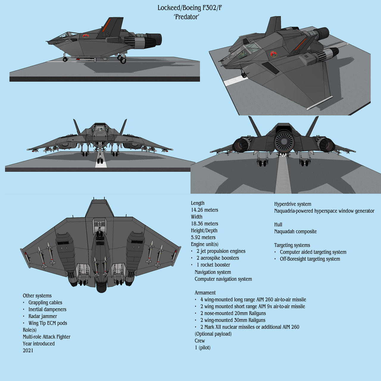 Stargate F302-F 'Predator' by GateGirl86 on DeviantArt