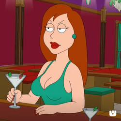 Redhead at Bar (Love Thy Trophy) (Family Guy)