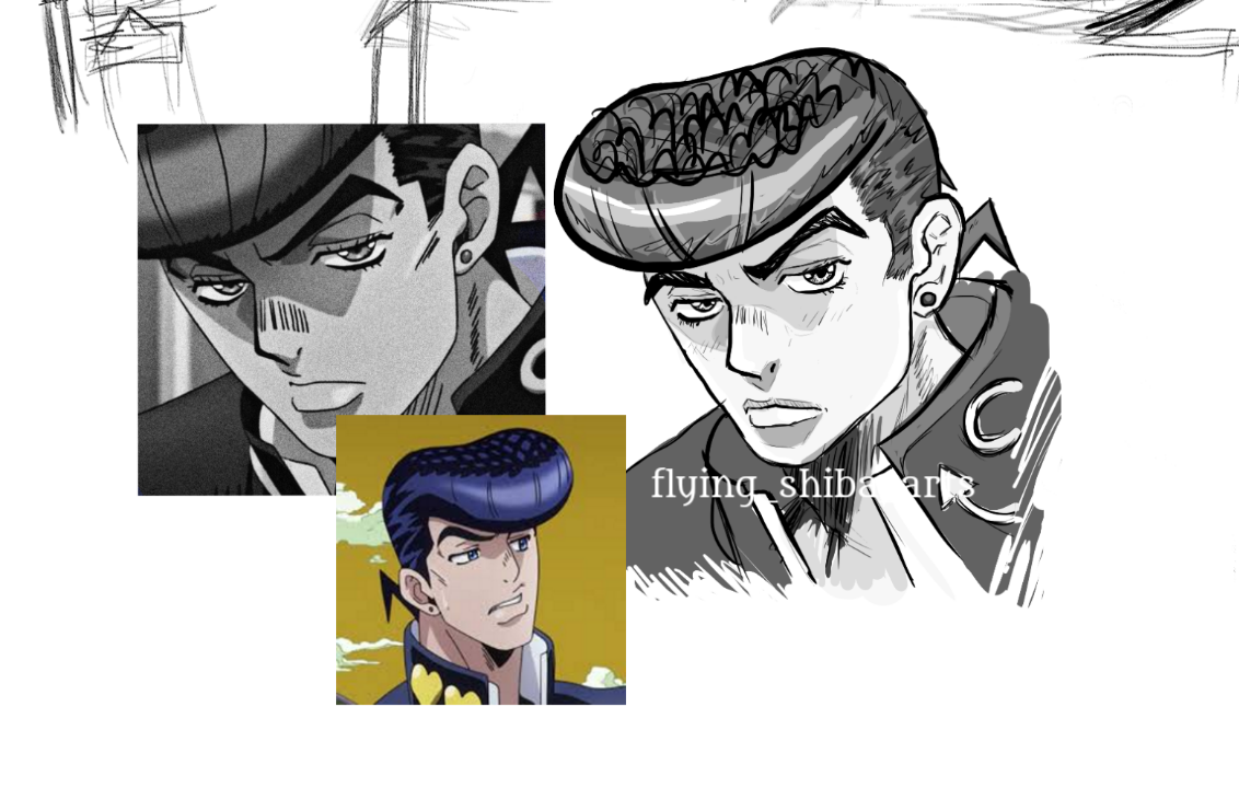 josuke doodle! by FlyingShibaArts on DeviantArt
