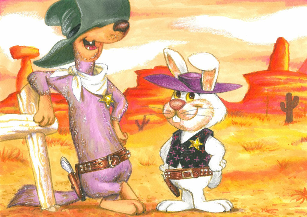 Ricochet Rabbit and Droop-a-long by Hognatius on DeviantArt
