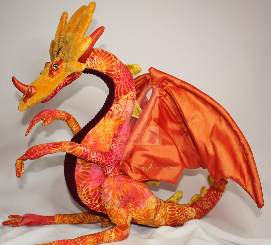 ooak handmade poseable sun dragon artdoll