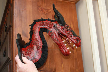 dragon head faux taxidermy