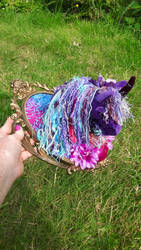 bumble berry unicorn  faux taxidermy 