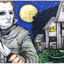 Halloween 3 sketch card puzzle