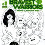 BRAVEST WARRIORS/ADVENTURE TIME  sketch cover