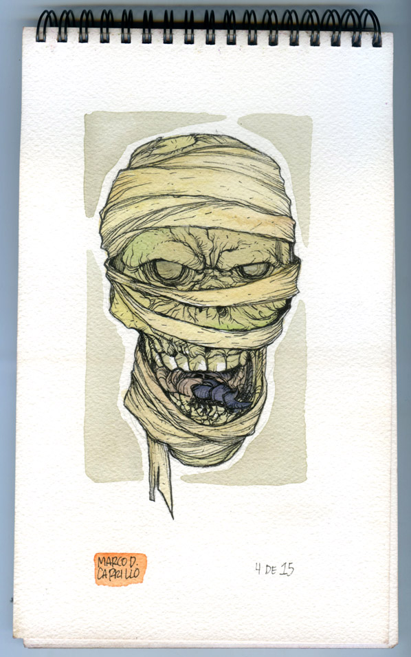 Sketch Monster num 04 the Mummy