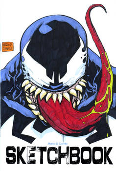 Venom bust sketch cover