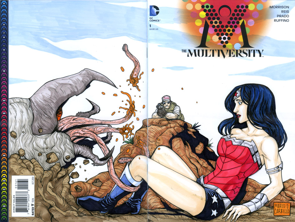 WONDER WOMAN TREMORS sketchcover