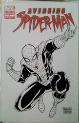 Spiderman sketch cover commission concomics 2015