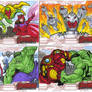 Avengers age of Ultron oficial sketch cards  34-39