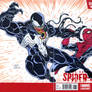 Venom vs Spiderman sketch cover