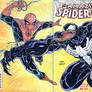 Spidey vs Venom sketch cover