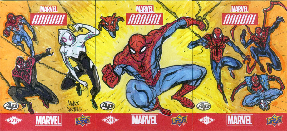 Spiderverse official 3 sketch card puzzle