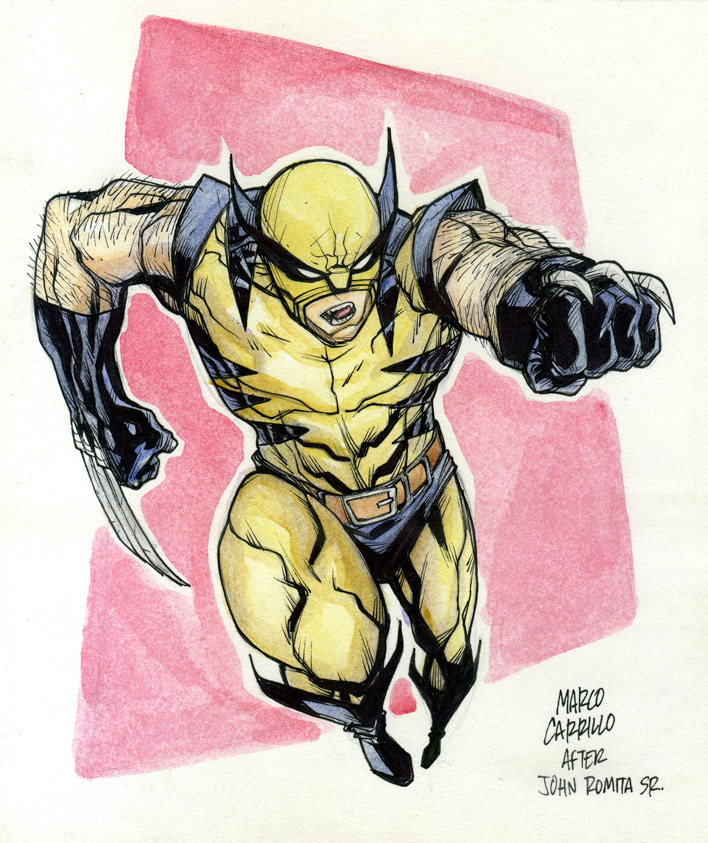 WOLVERINE watercolor