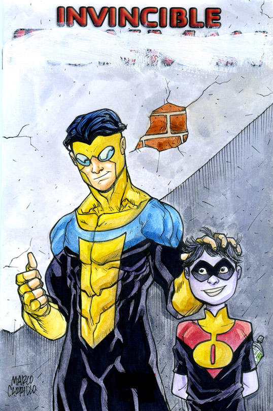Invincible Custom Covers Invincible cover commission by mdavidct on DeviantArt